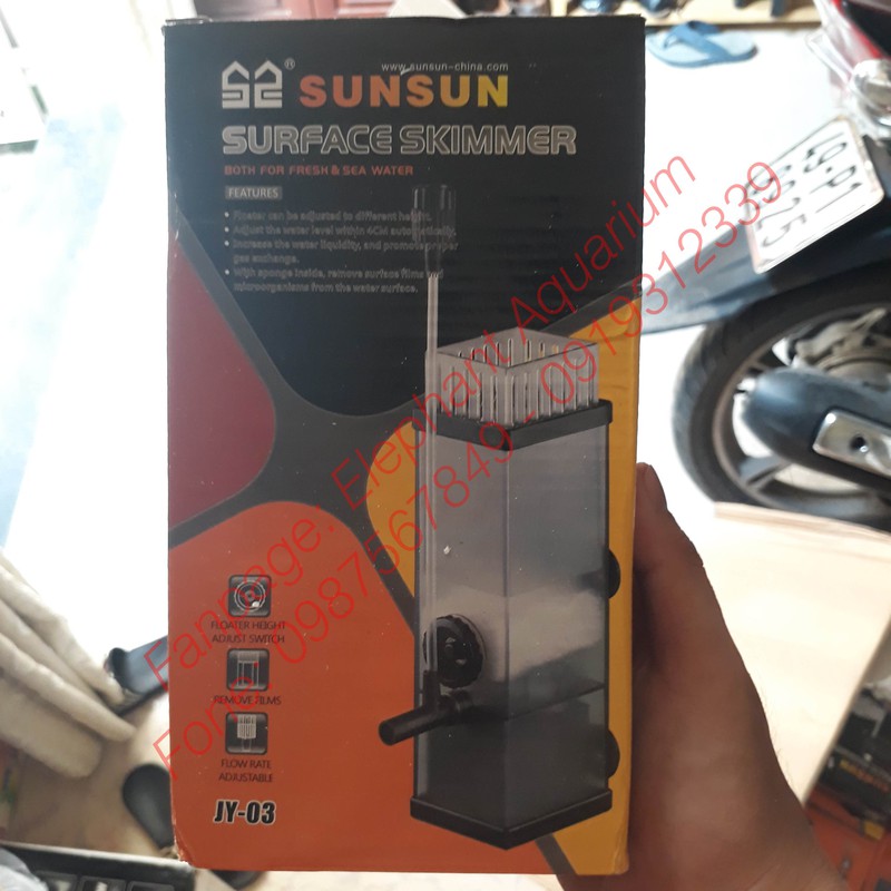 Lọc váng sunsun jy - 02 và jy - 03 cho hồ thủy sinh