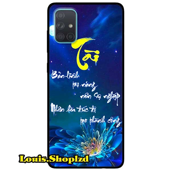 Ốp Lưng Dành Cho Samsung Galaxy M51 - A51 - A71 - Thư Pháp Tài Vàng