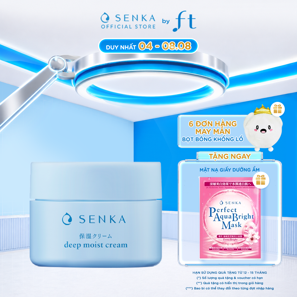 Kem dưỡng cấp ẩm chuyên sâu Senka Deep Moist Cream 50g