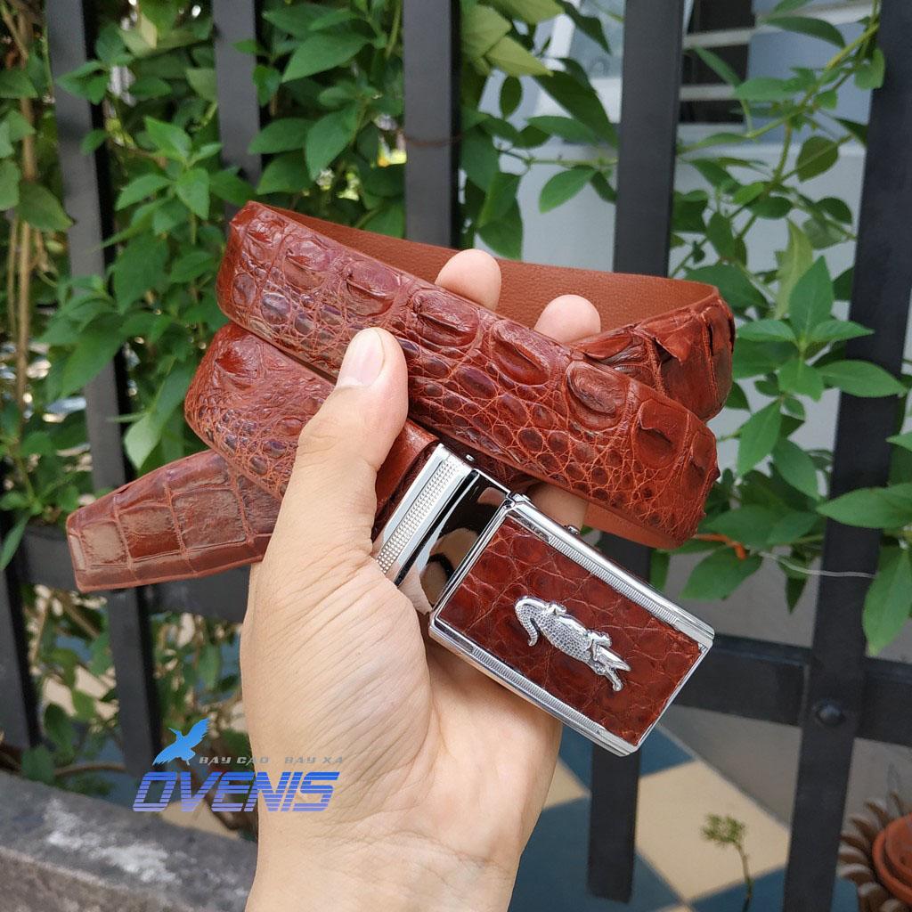 Nịt nam da cá sấu da cá sấu thật rất sang trọng