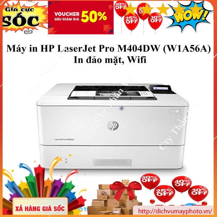 100% new HP LaserJet Pro M404DWprinter with 2-sided printing, wifi printing