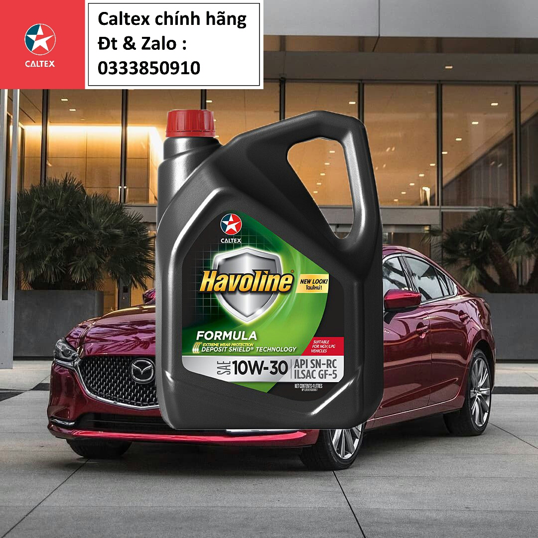 Nhớt động cơ ô tô xăng cao cấp havoline formula 10w30 /15w40 / 20w50