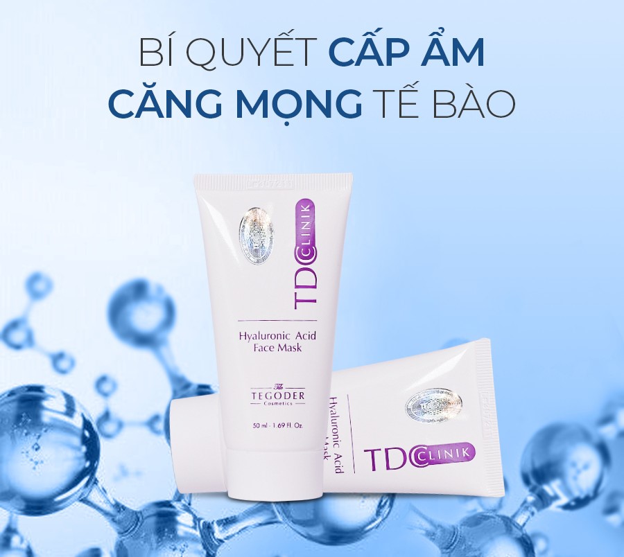 Mặt nạ HA Hyaluronic Acid cấp ẩm sâu, phục hồi da Tegoder Hyaluronic Acid face mask 50 ml