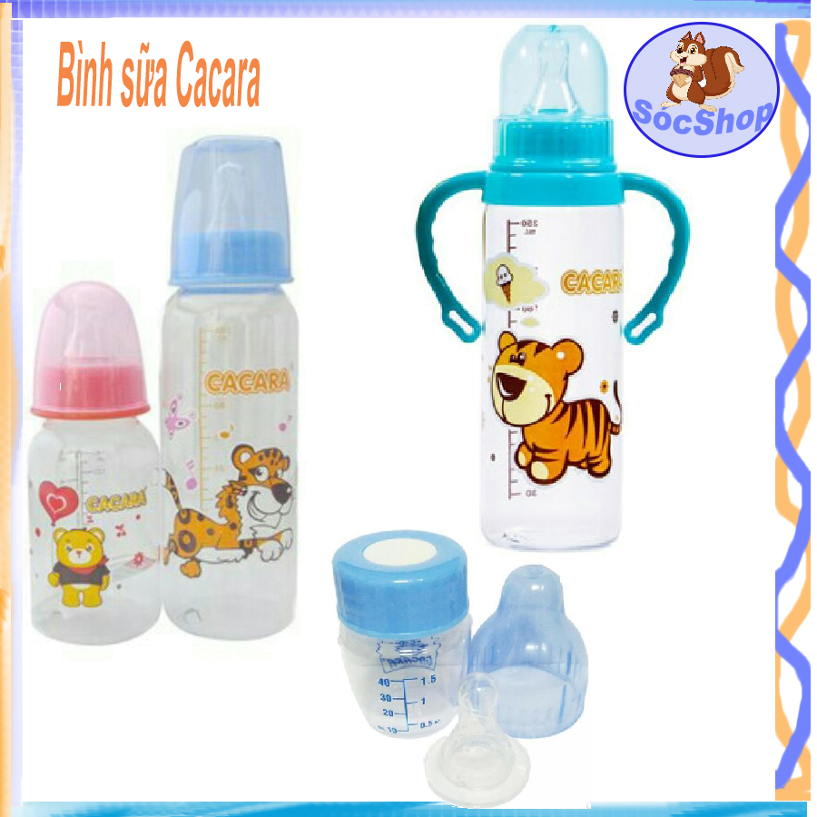 Bình sữa Cacara 40ml/140ml/250ml