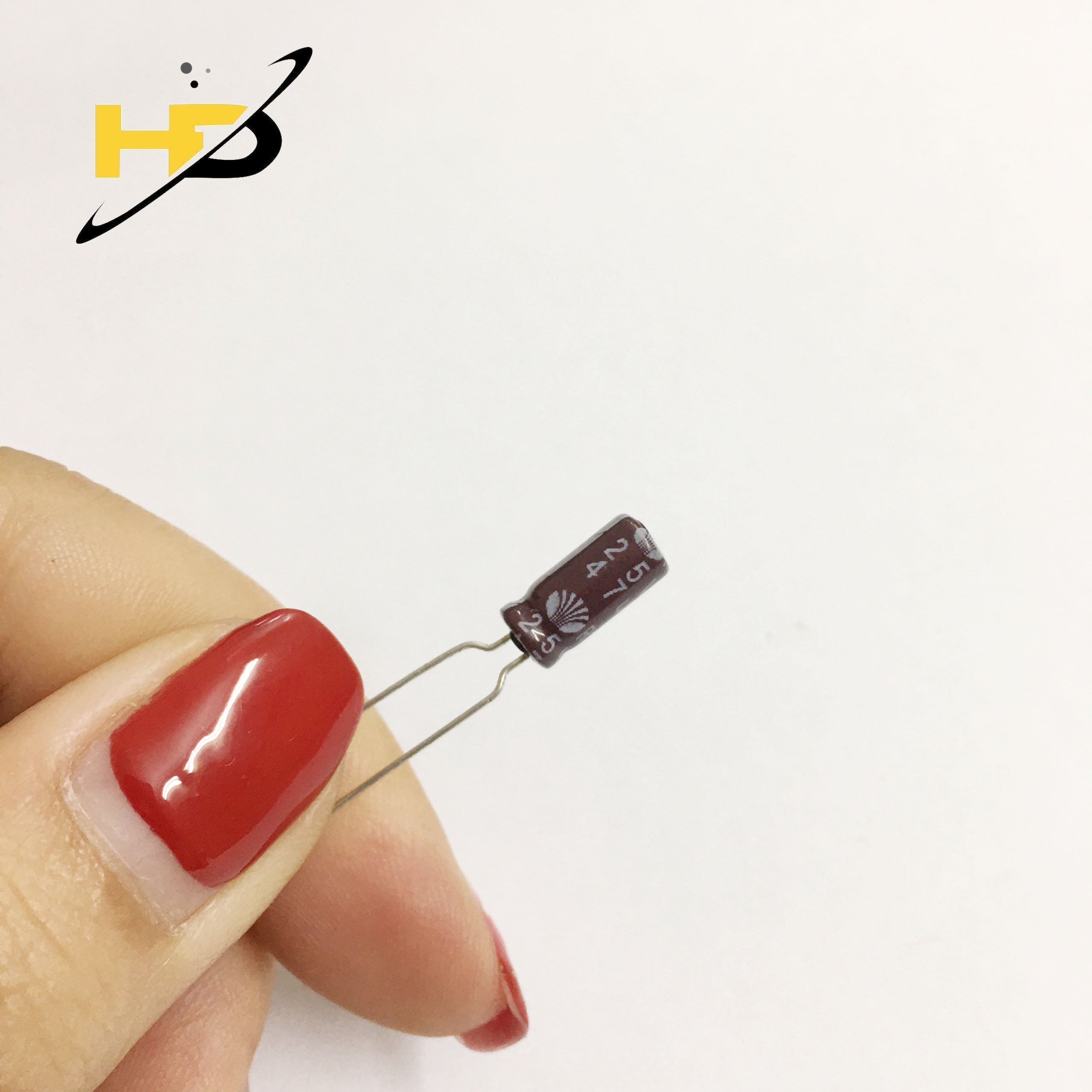 COMBO 20 CON Tụ Hóa Phân Cực 22uF 50V, Tụ Daewoo Màu Nâu Loại Mới