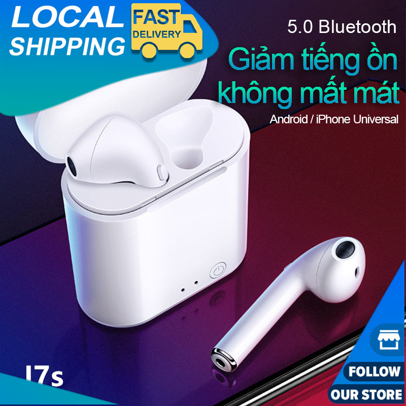 【New Be】[i7s / i12s tùy chọn] Tai Nghe Bluetooth, Tai Phone Bluetooth, Tai nghe không dây cao cấp, Tai nghe Giá Rẻ - Âm Thanh 3D Sống Động, Tai Nhỏ Gọn Thiết Kế Tỉ Mỉ, Pin trên 2h, Chống Ồn Cực Đỉnh. Kết nối tốt đến IOS và Android