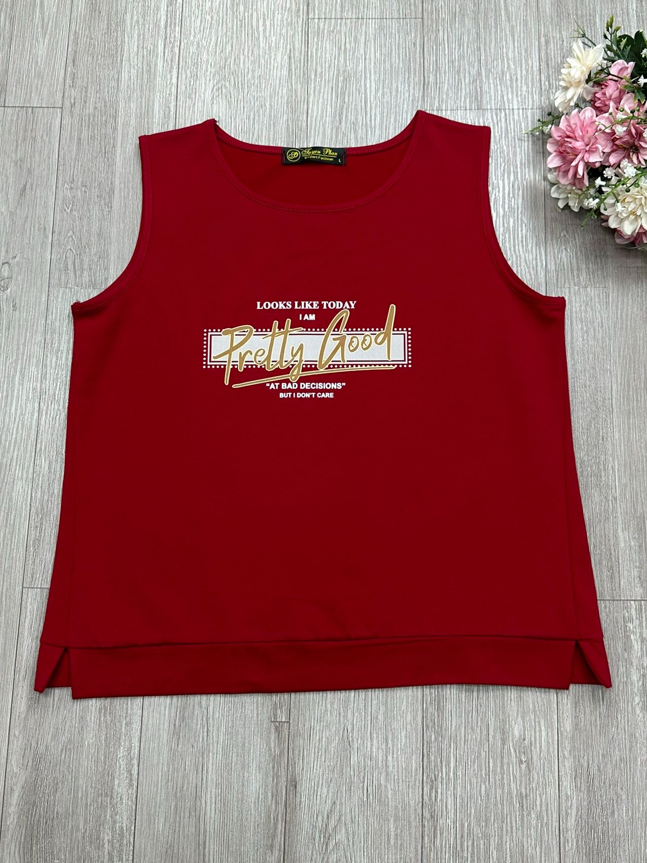 Tpa206 áo thun sát nách xẻ tà chất cotton 4 chiều tuyenphan bigsize
