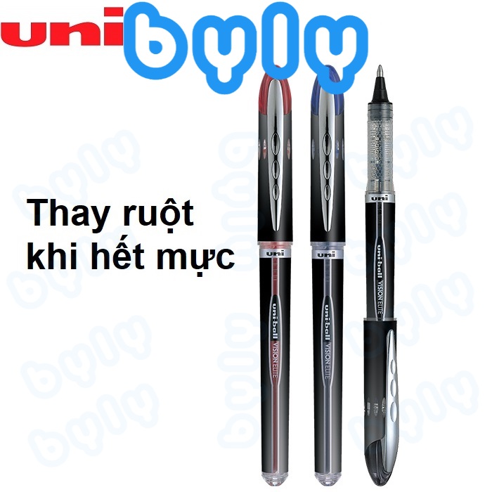Ship hỏa tốc - Bút lông bi 0.5mm Uni-ball Vision Elite UB-205 sản phẩm chất lượng cao hàng chính hãng - ByLy Store