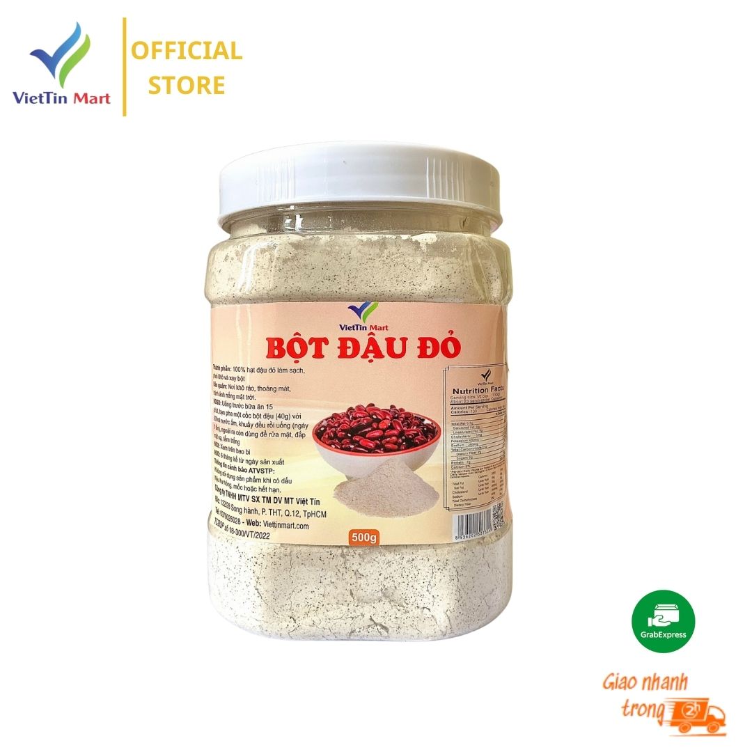 Bột đậu đỏ nguyên chất 500g