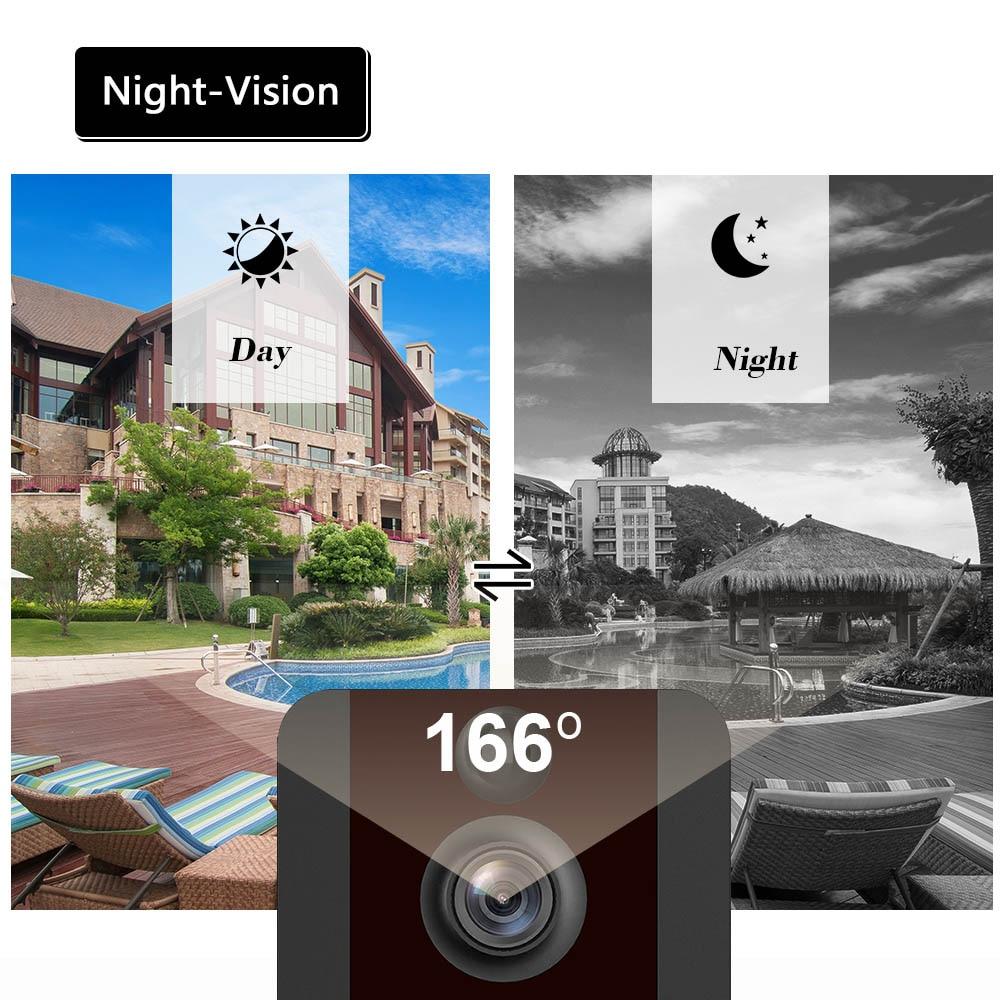 EKEN Camera Chuông Cửa Video WiFi Thông Minh V7 HD 1080P Chuông Cửa IP Tầm Nhìn Ban Đêm Liên Lạc Trực Quan, Camera An Ninh Không Dây