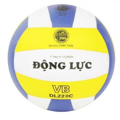 Trái bóng chuyền Động Lực da PVC 3 màu DL220C - Chuẩn thi đấu phong trào