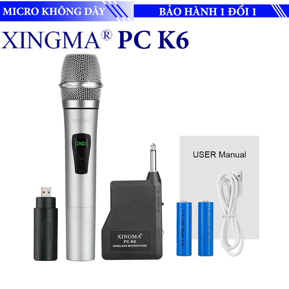 Micro không dây xingma pc k6