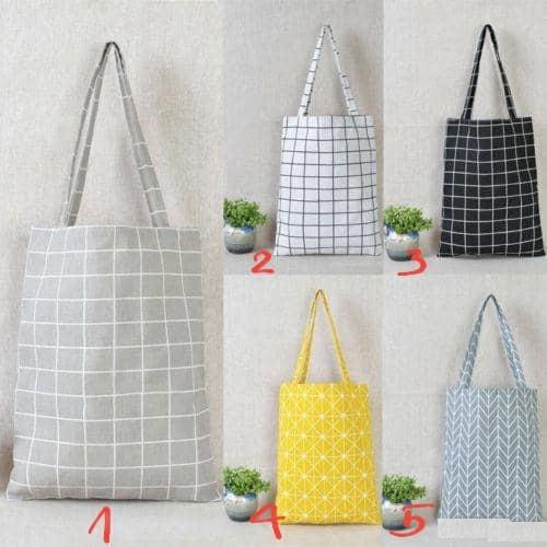 Giỏ xách vải canvas