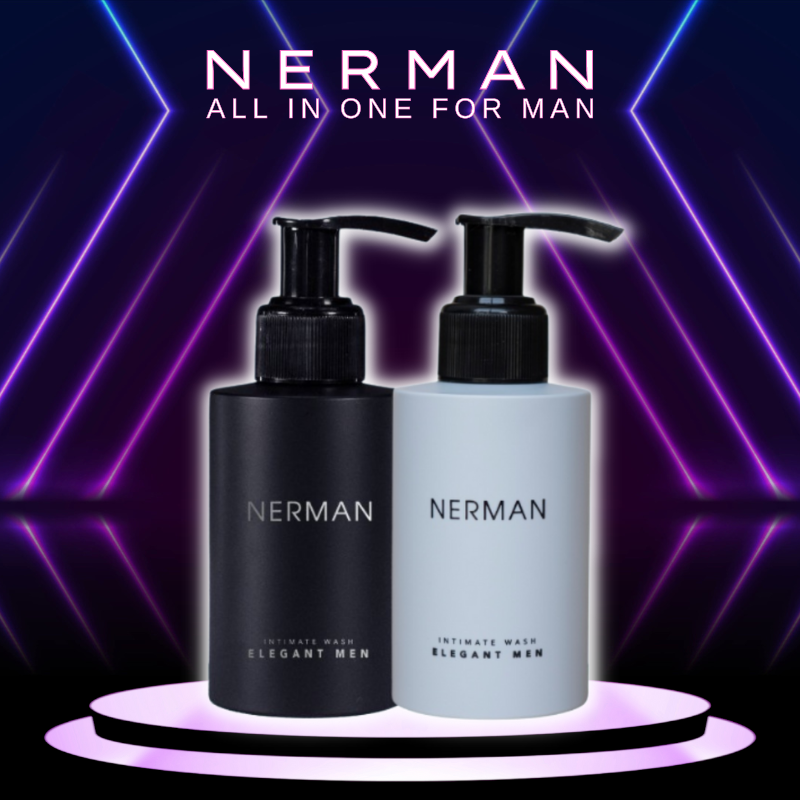 Dung dịch vệ sinh nam Nerman Elegant Men 100ml, hương nước hoa the mát, sạch khuẩn, khô thoáng
