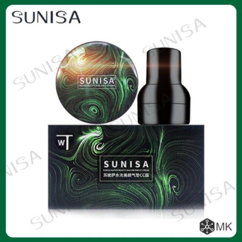 ▫  [HÀNG CHÍNH HÃNG] PHẤN NƯỚC KIỀM DẦU SUNISA TẶNG KÈM CHỔI TẢN NỀN