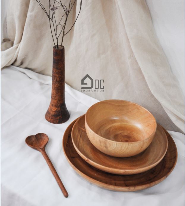 Bát gỗ tự nhiên, bát thủ công mĩ nghệ