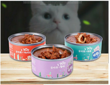 Pate lon 170g vị cá ngừ mix gà, tôm, cua siêu ngon cho thú cưng