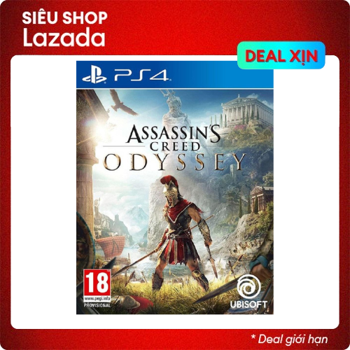 Đĩa game ps4: Assassins Creed Odyssey