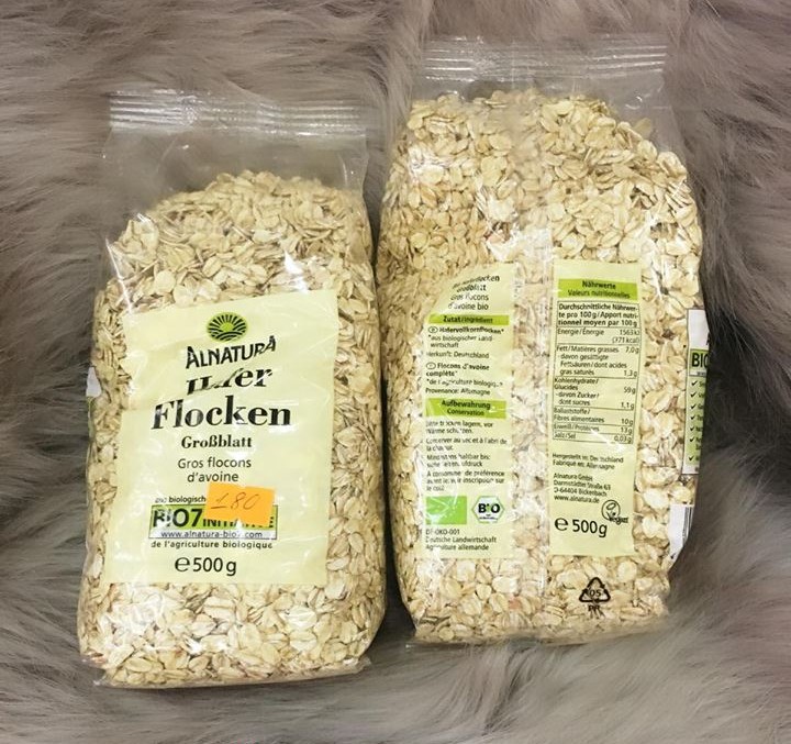 [HCM]Yến Mạch Hafer Đức Cán Dẹp  1kg