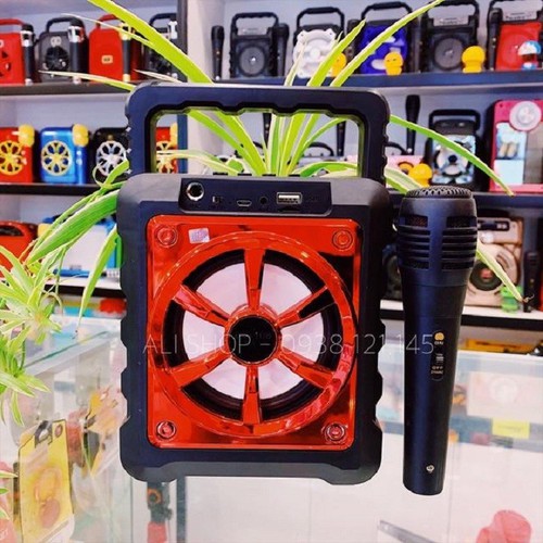 [HCM][MIỄN PHÍ VẬN CHUYỂN] loa bluetooth hát karaoke kèm mic loa bluetooth hát karaoke mini loa kẹo kéo mini giá rẻ loa karaoke bluetooth gia đình