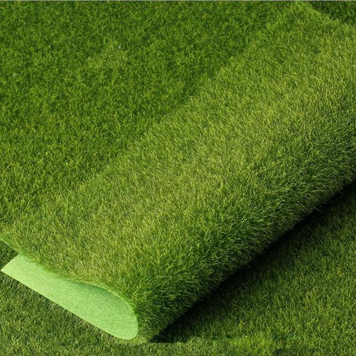 Phụ kiện tiểu cảnh -thảm cỏ nhân tạo, cỏ giả 15*15 cm - ).
