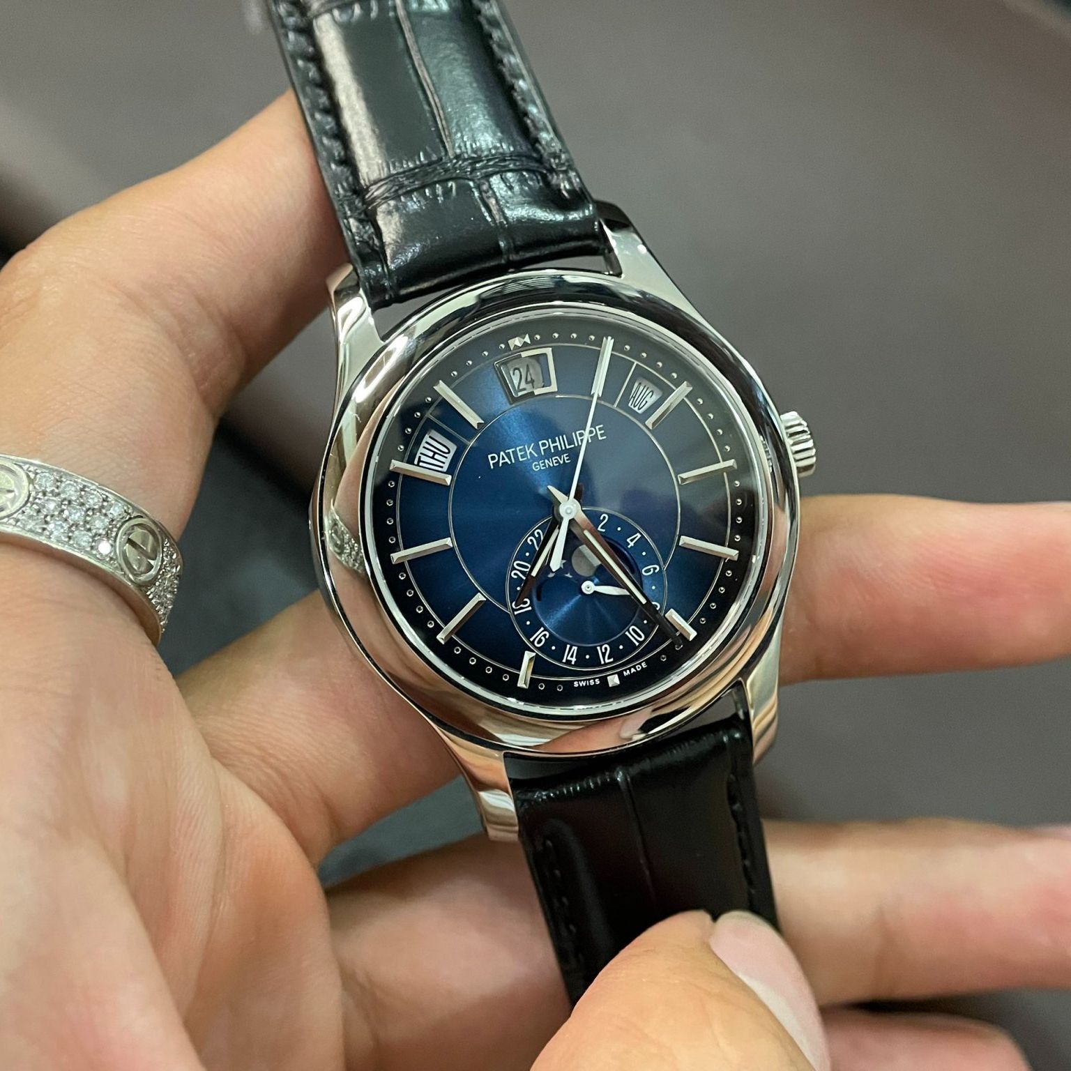 Đồng hồ nam Patek Phillipe Complications 5205R 38mm máy cơ automatic cao cấp