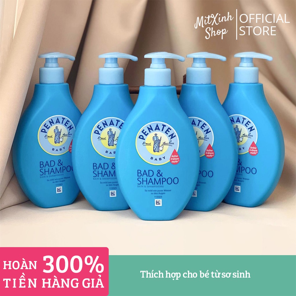 Sữa Tắm Gội Chống Cảm 2In1 Penaten Cho Bé 400ml - Cam Kết Hàng
