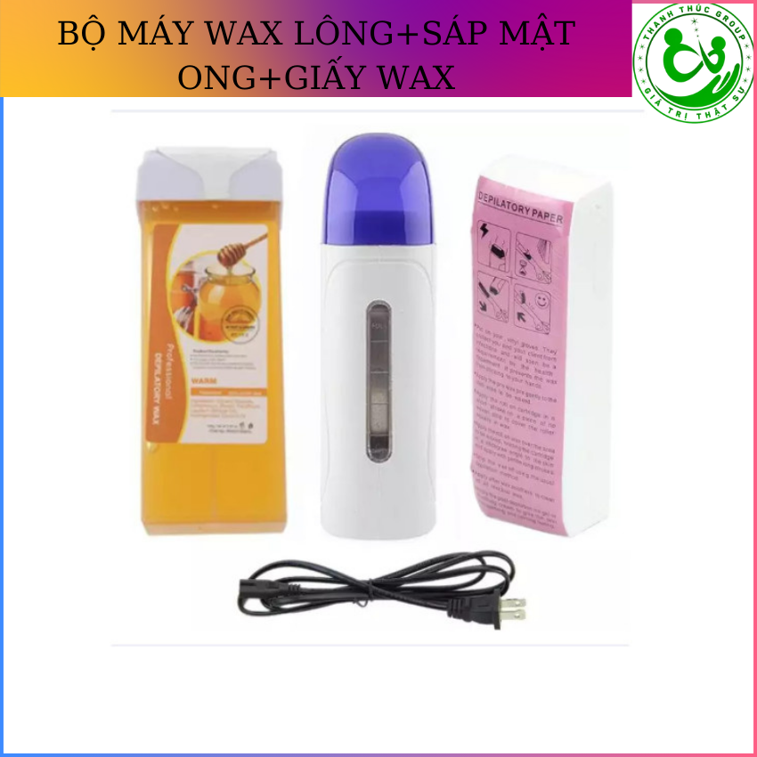 Máy wax lông mini chuyên nghiệp - sáp wax lông- giấy wax lông, ytethammyttg, wl1, dễ sử dụng, tiện lợi
