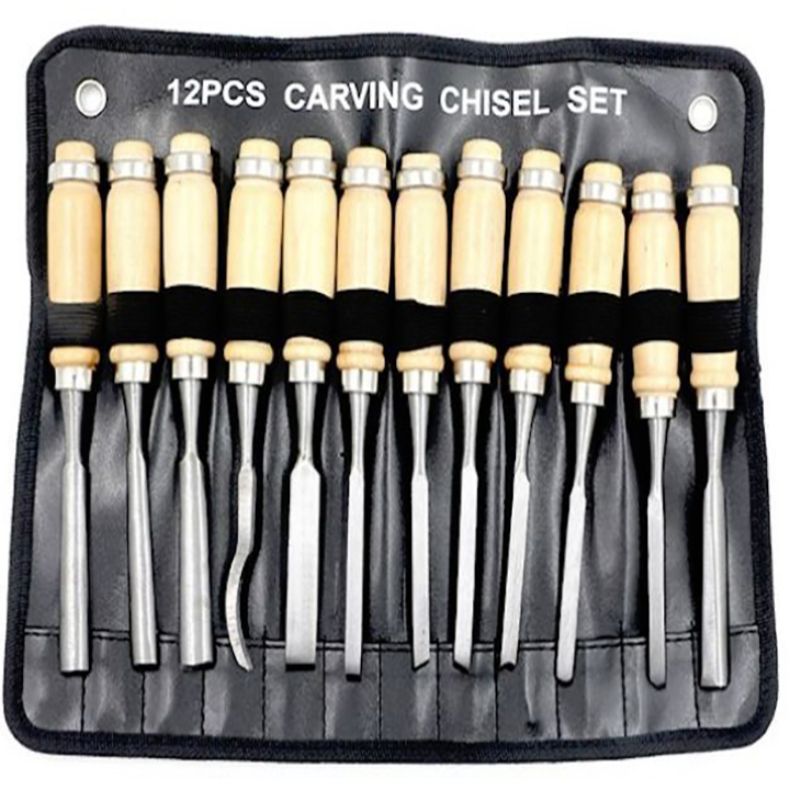 Bộ 12 mũi đục gỗ lớn
