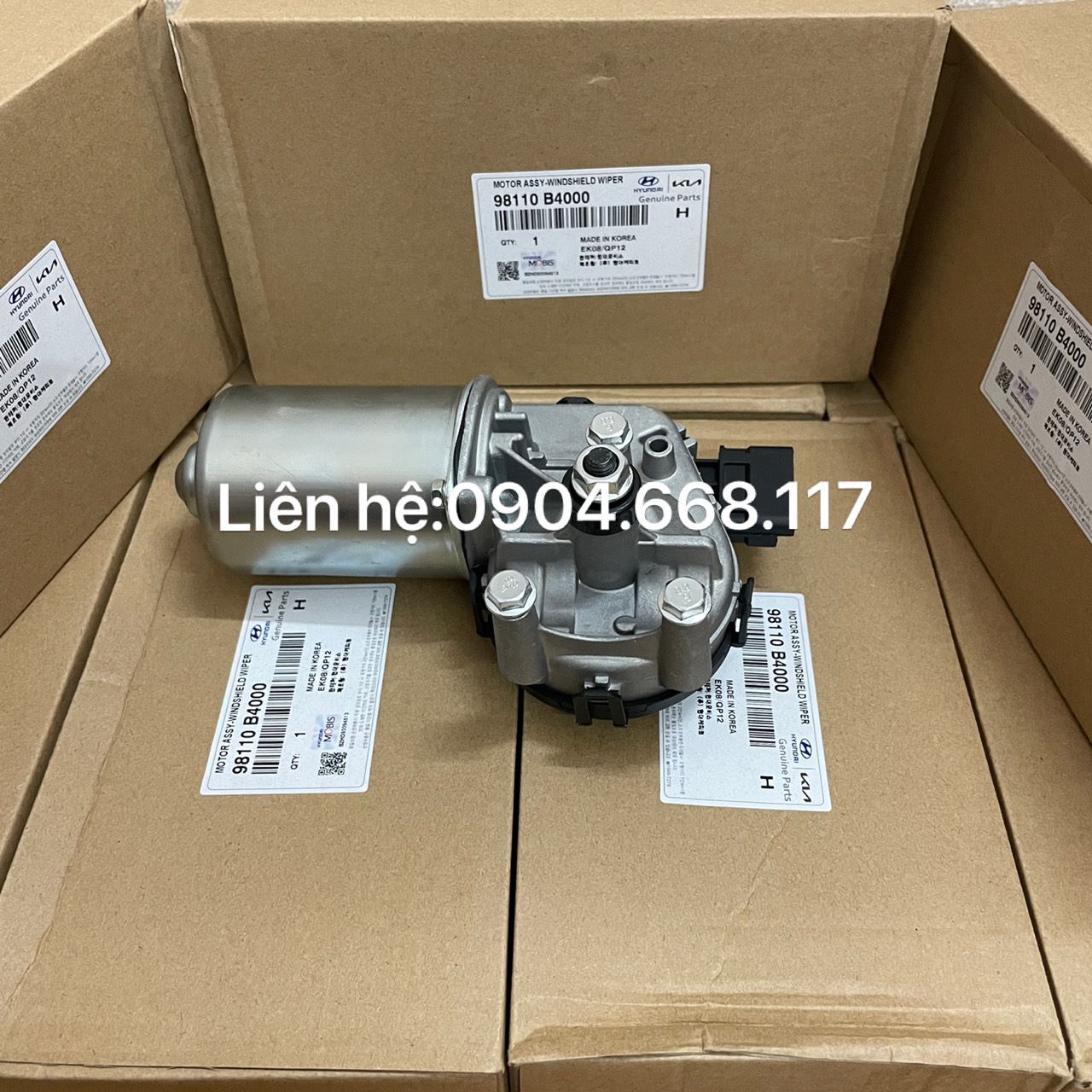 Mô tơ gạt mưa đằng trước_hyundai i10 -grand -9811b4000