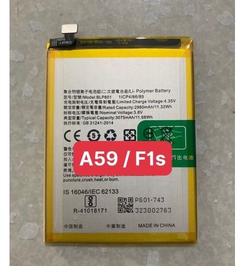 Pin oppo f1s /a59 / mã blp601 zin máy giống ảnh