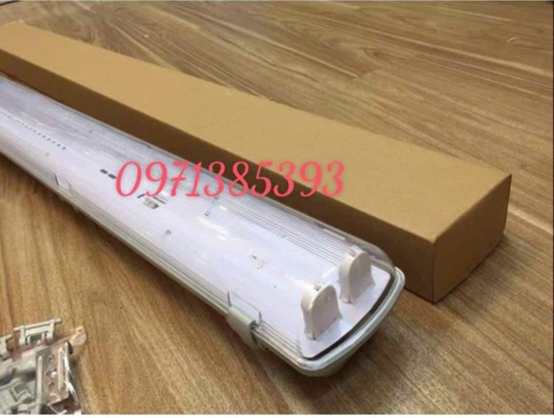 Máng đèn chống thấm, chống ẩm đôi 2 bóng 1.2m