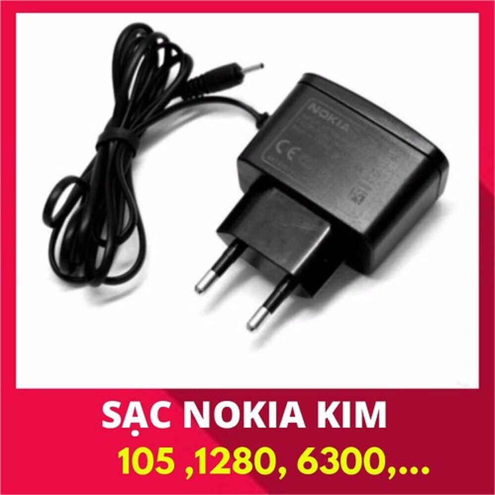 Bộ sạc Nokia chuôi nhỏ chân kim loại xịn