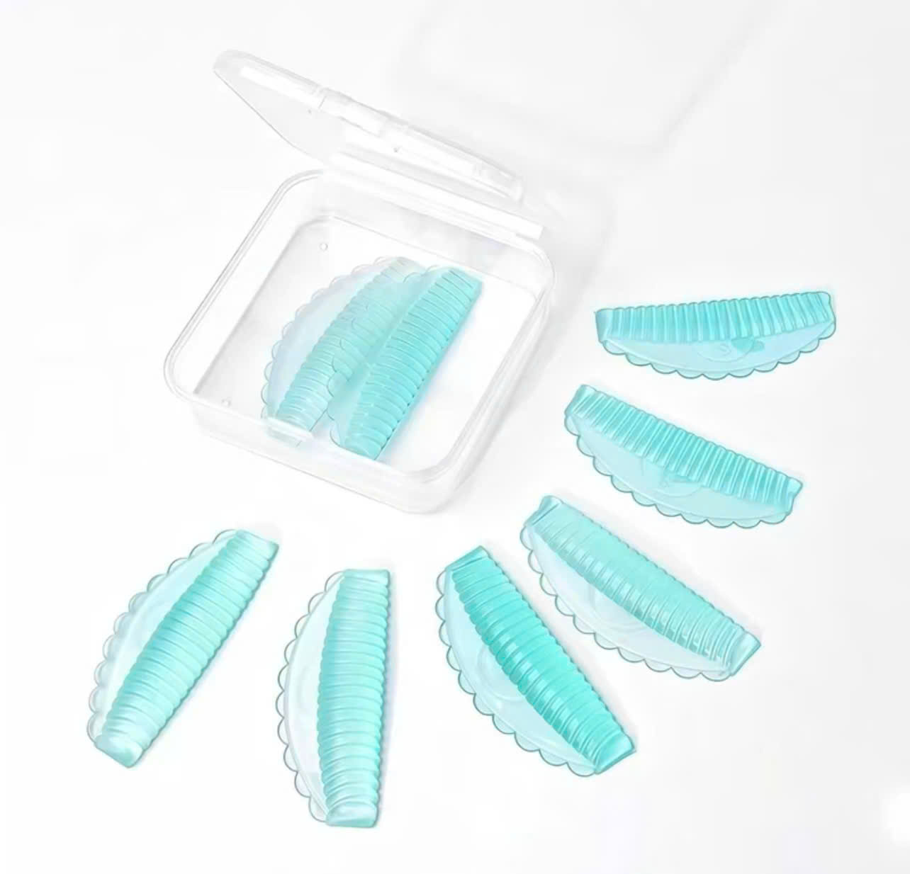  Trục Uốn Mi Mắt Ướt Bằng Silicon Cao Cấp - Size S Cong L & Size M L XL  Cong Tròn  Dụng Cụ Uốn Mi Hàn Quốc_Trục Mềm Mi 