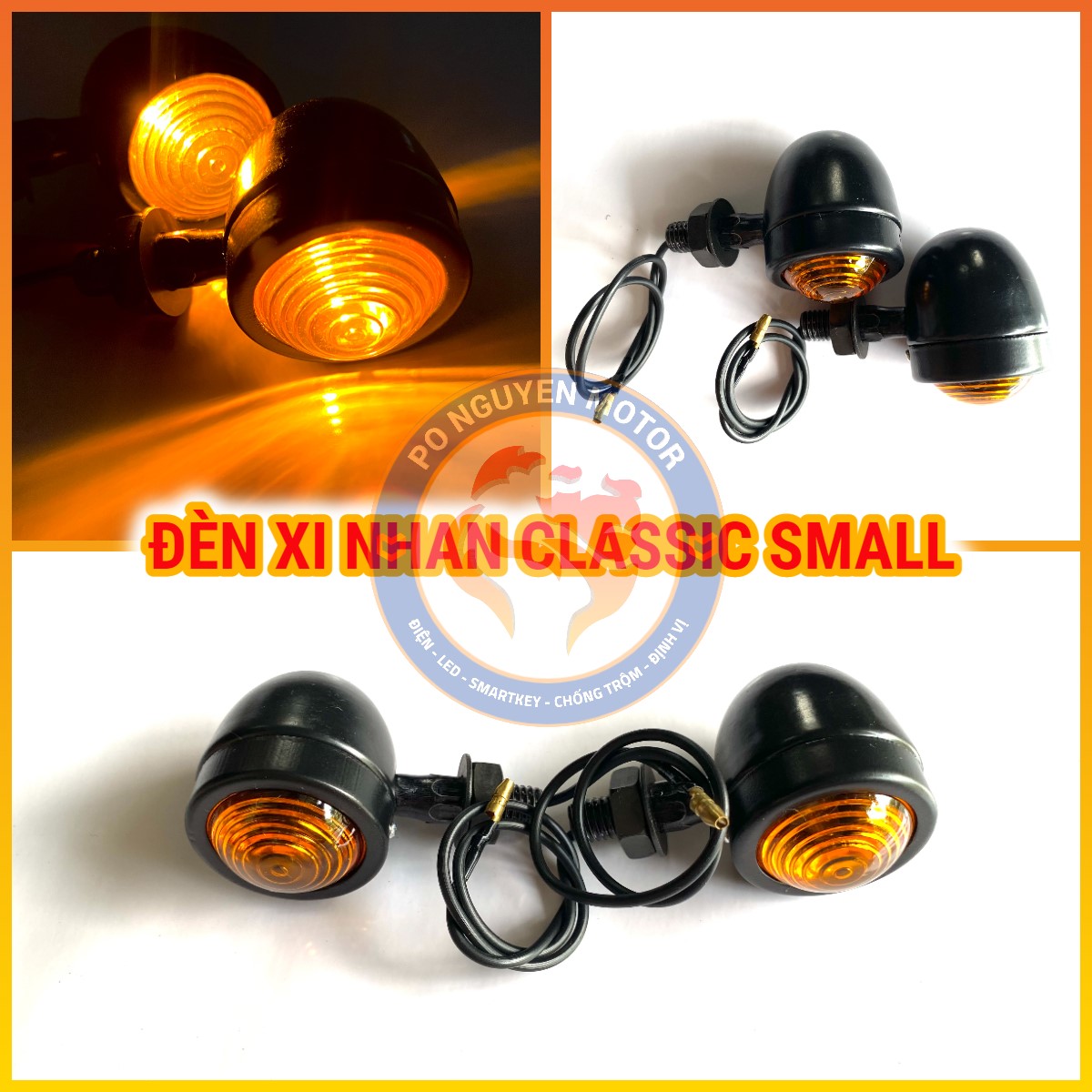 Đèn xi nhan xe máy small classic