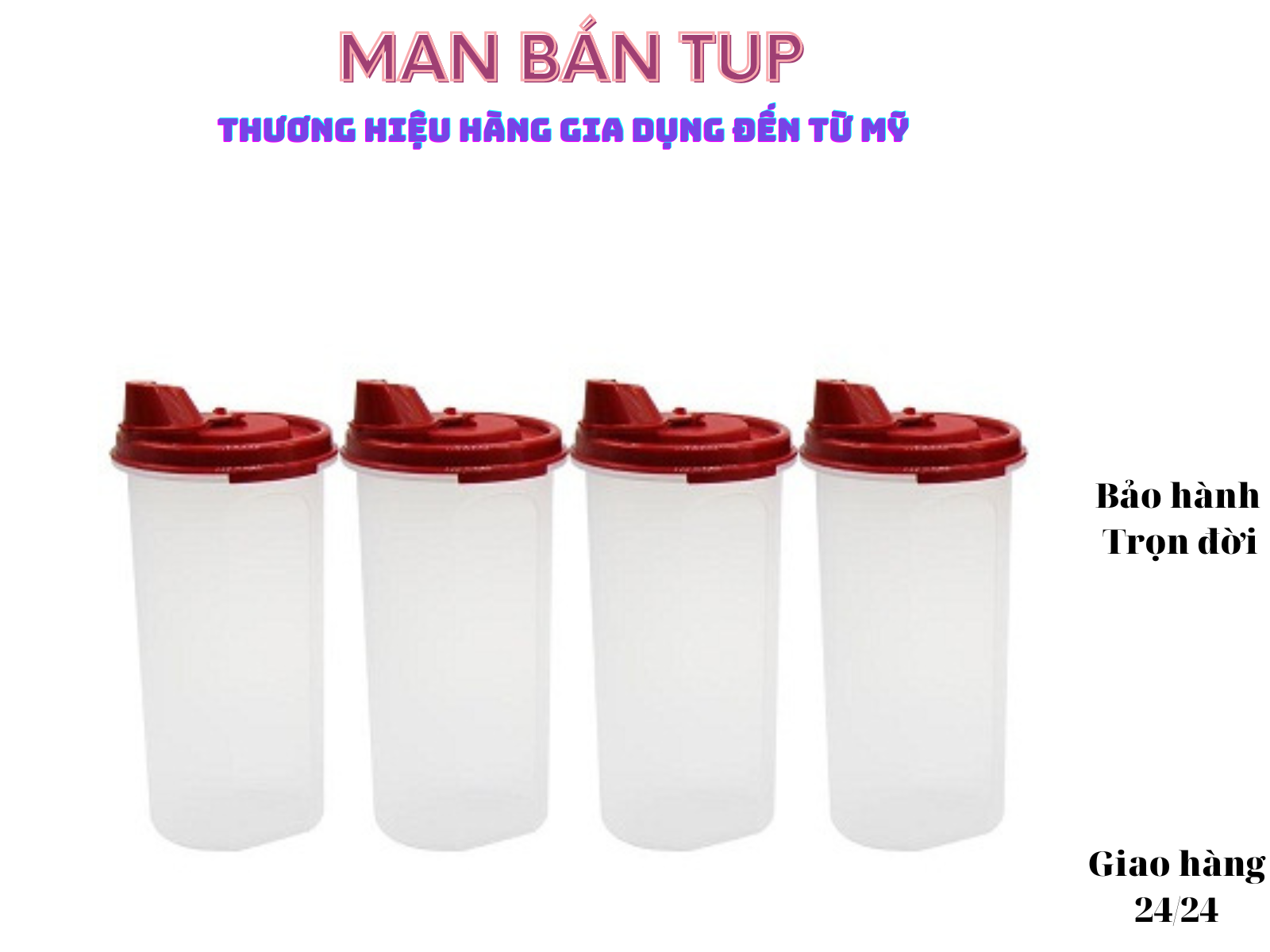 Bình Stor N Pour của Tupperware để đựng dầu ăn nước mắm...
