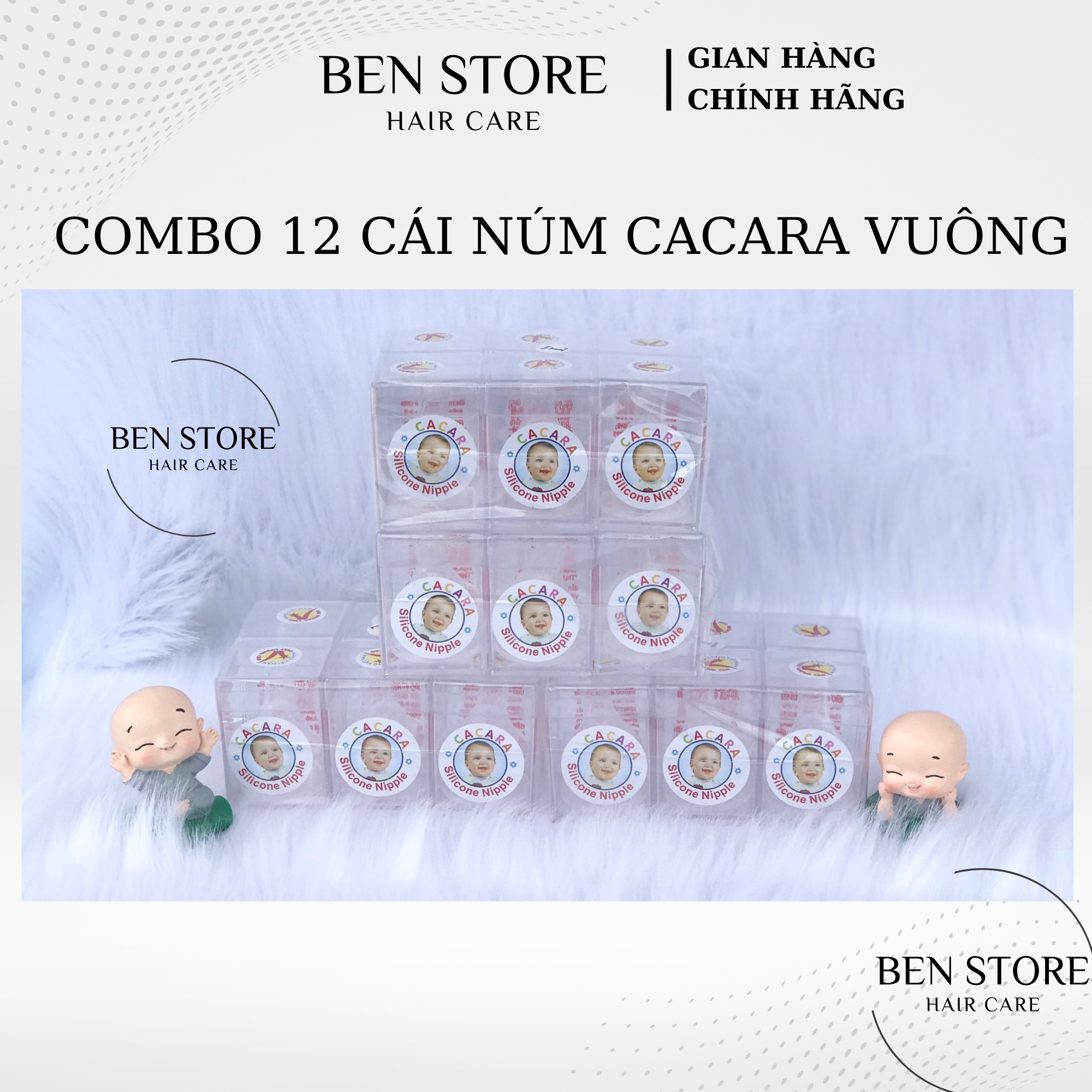 Núm vú cacara vuông chính hãng