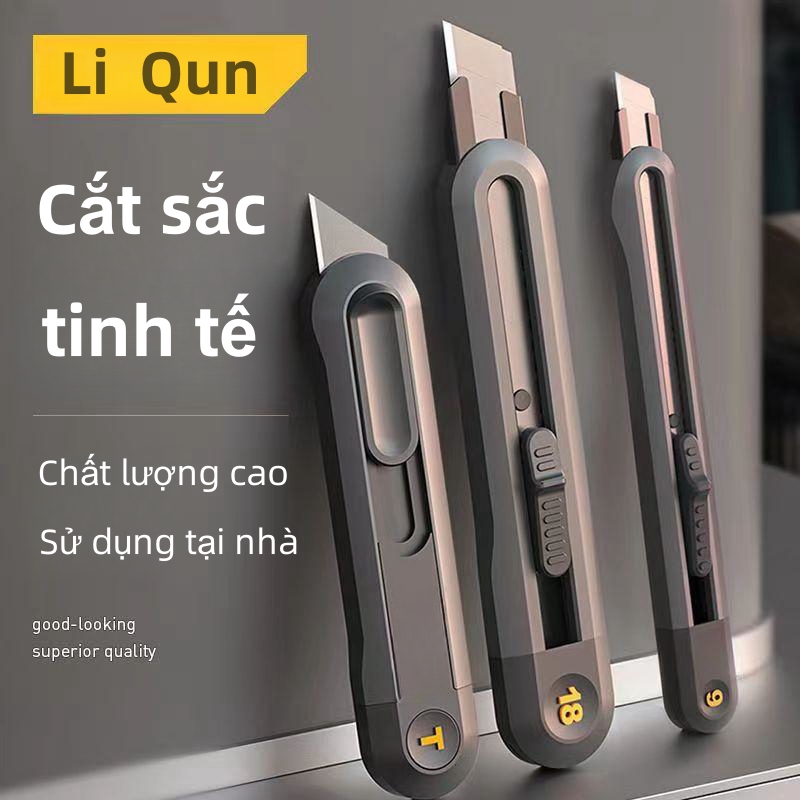 Dao rọc giấy cao cấp,dao cắt giấy Sắc nét-mini dễ thương-An Ninh Tay chống cắt-lưỡi dao rọc giấy