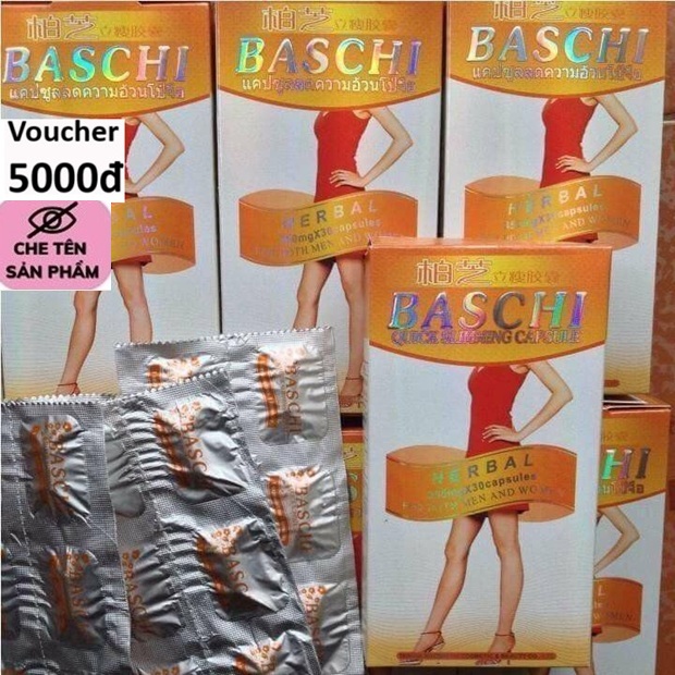 (HCM) Giảm cân Baschi cam vĩ 30 viên Thái giảm 3-5kg
