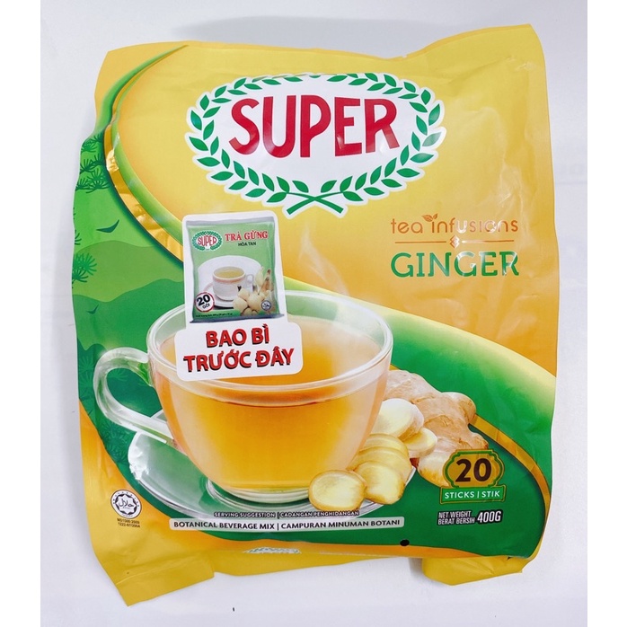 Trà gừng hoà tan Super 400g