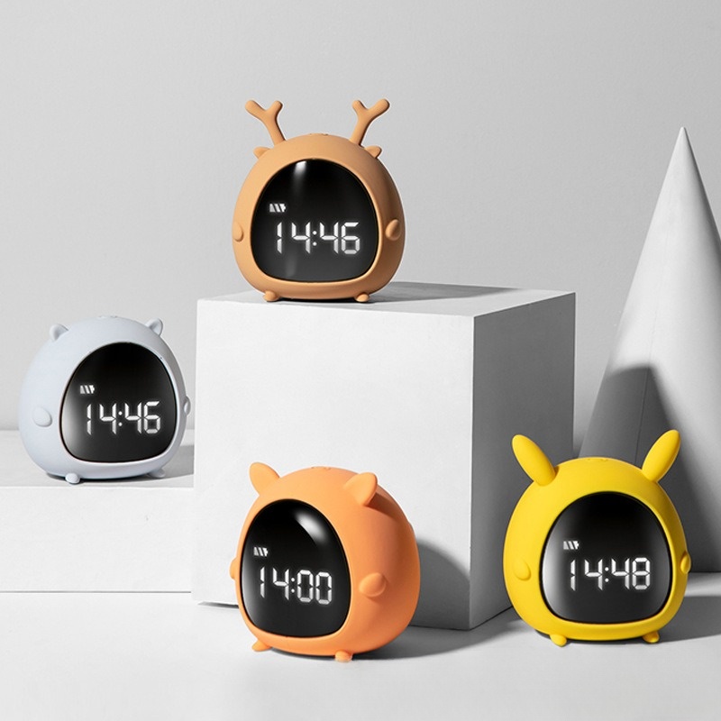 Đồng hồ báo thức hoạt hình dễ thương, đồng hồ báo thức để bàn chuông to