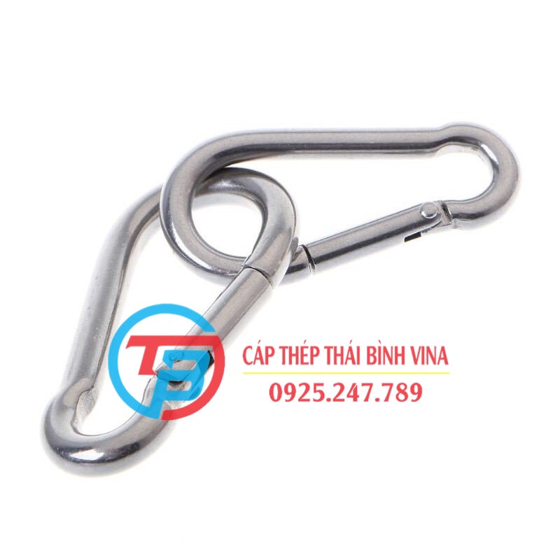Móc an toàn inox 304 - cáp thép thái bình vina