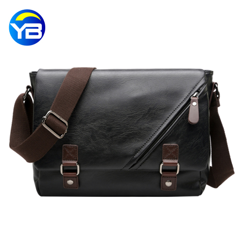 TÚI ĐEO CHÉO DA NAM, TÚI NAM CÔNG SỞ THIẾT KẾ TRẺ TRUNG, SANG TRỌNG CHẤT LIỆU DA PU BỀN ĐẸP YBDTN01 (ĐEN) - Thương Hiệu YOBAL