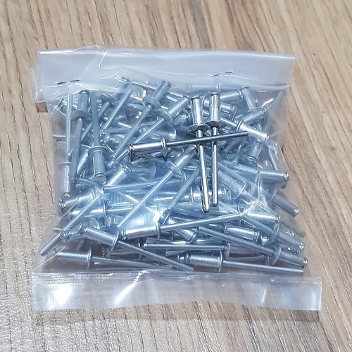 Gói 100 Cây Đinh Rút Rive Nhôm 4x10 Ứng Dụng Trong Các Ngành Sản Xuất Cửa Nhôm Kính, Cửa Nhựa, Mái Tôn, Cửa Xếp…