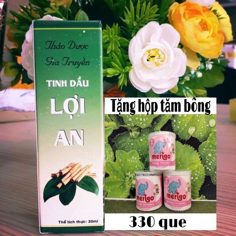 Tinh dầu lợi an tặng bông tăm
