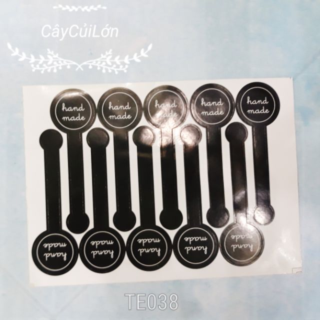 Set 5 tấm tem dán / sticker
