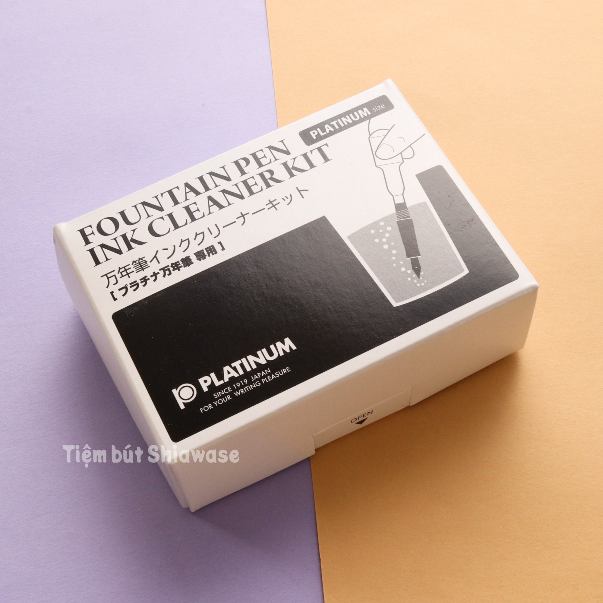 Bộ dung dịch rửa bút - platinum fountain pen ink cleaner icl-1200