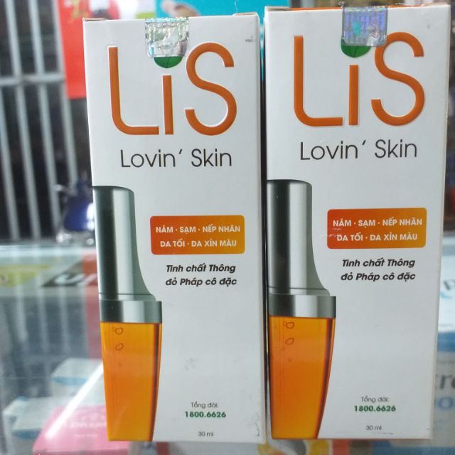 Tinh chất thông đỏ pháp cô đặc lis lovin skin