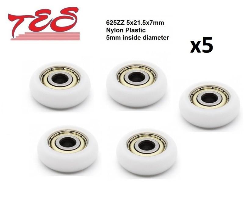 Bánh Xe Nhựa Trắng CNC x 5 chiếc
