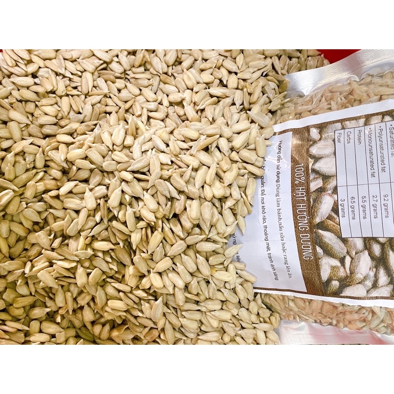 [sẵn sàng] Nhân hướng dương 500g (loại sống)